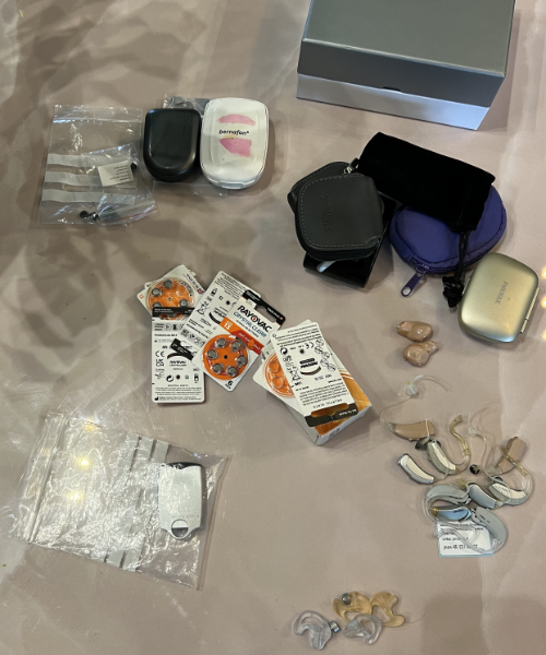 Donated hearing aids