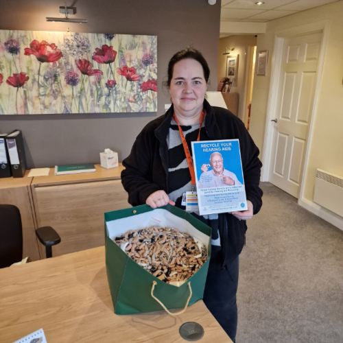Natasha Cuthbert NHS Donation of Hearing Aids
